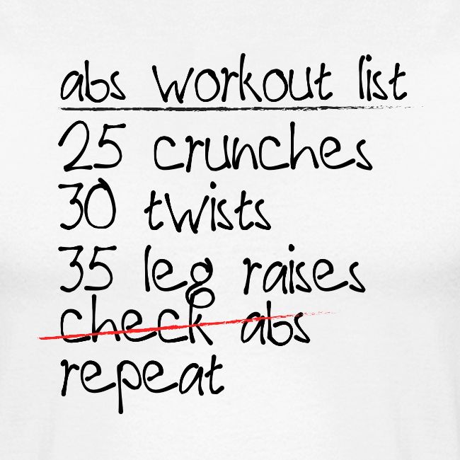 Abs Workout List