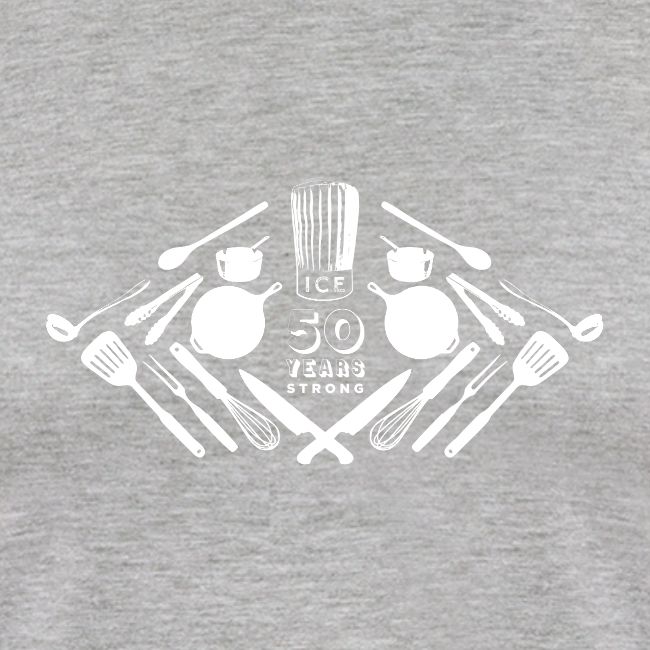 50th Anniversary Utensils - White Font