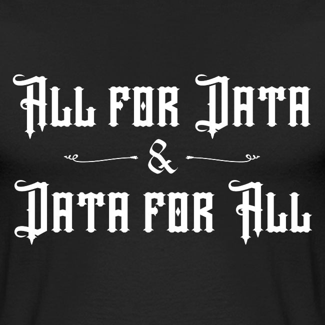 All for Data, Data for All (dark)