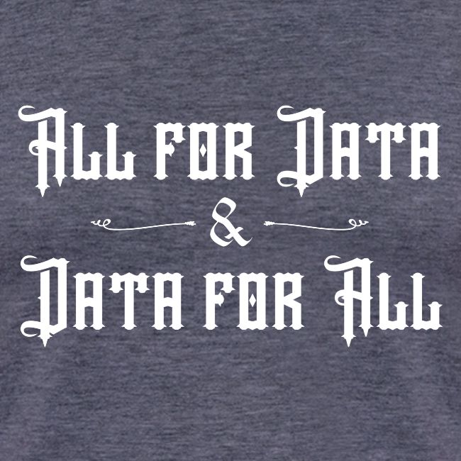 All for Data, Data for All (dark)