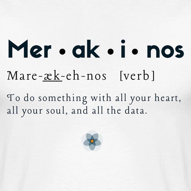 Merakinos definition with logo