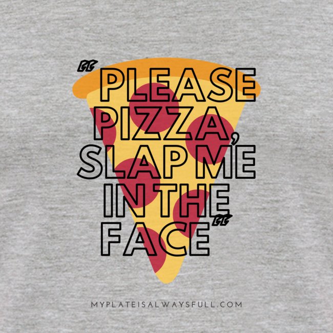 Pizza au visage