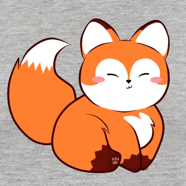 fat little baby fox