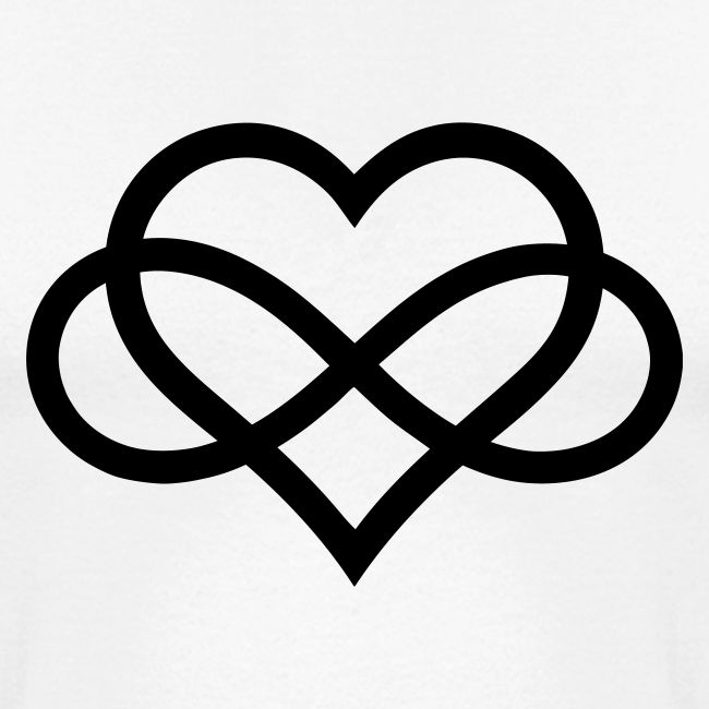 Infinity Heart (black)