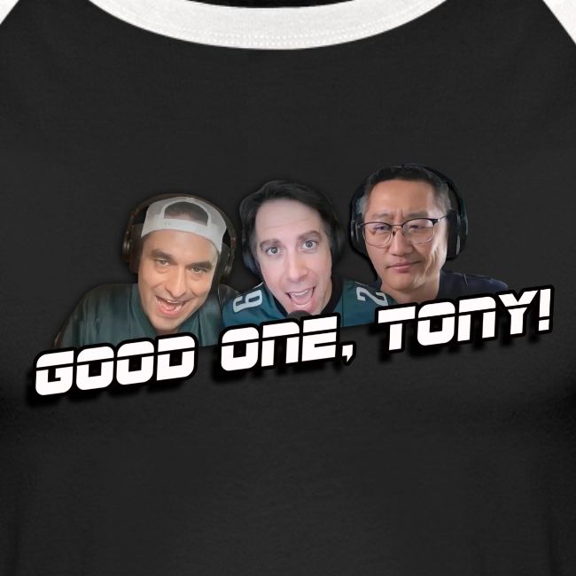 GOOD ONE, TONY! (with Fusco Show back)