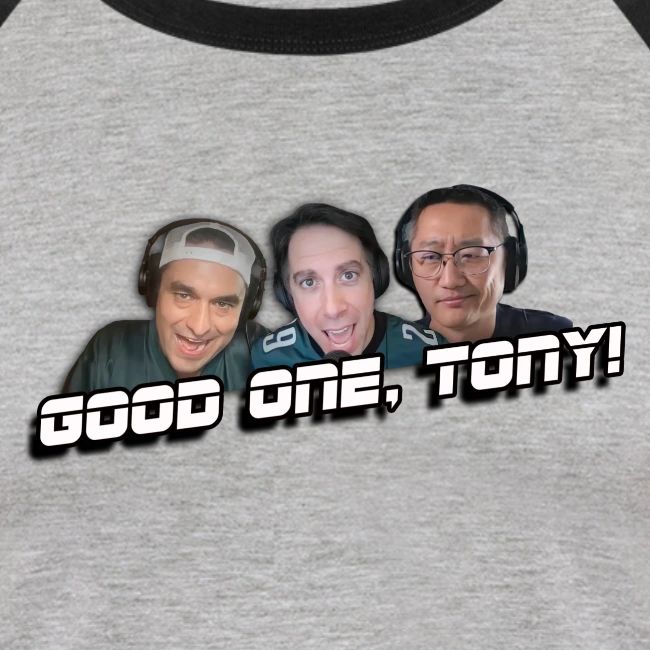 GOOD ONE, TONY! (with Fusco Show back)