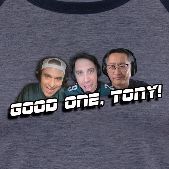 GOOD ONE, TONY! (with Fusco Show back)