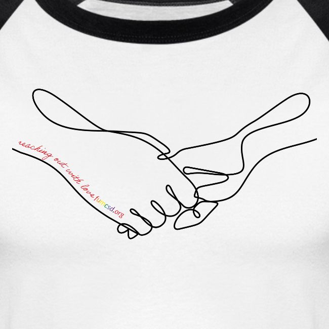 Reaching Out With Love (black outlines)
