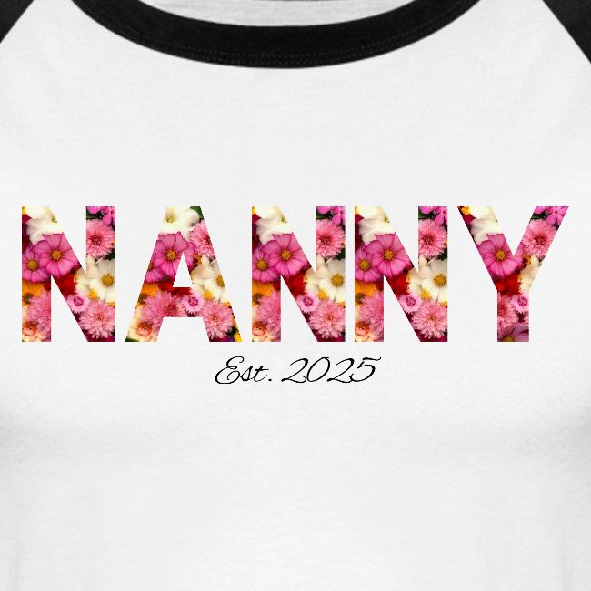 Nanny Est 2025 | Floral Pattern Font