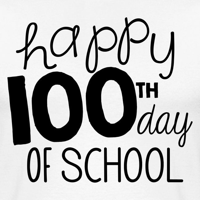 Happy 100th Day of School Chalk Teacher T-Shirt