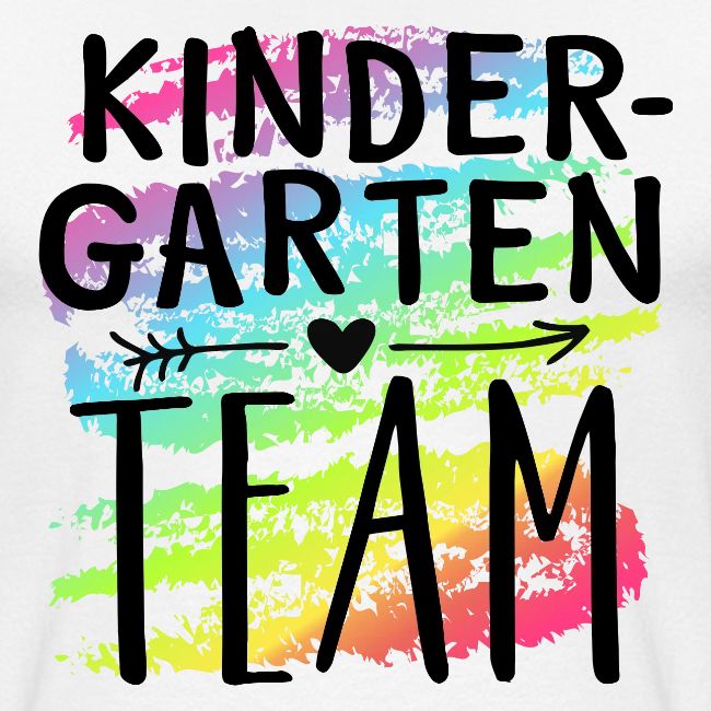 Kindergarten Team Crayon Splash Teacher T-Shirts