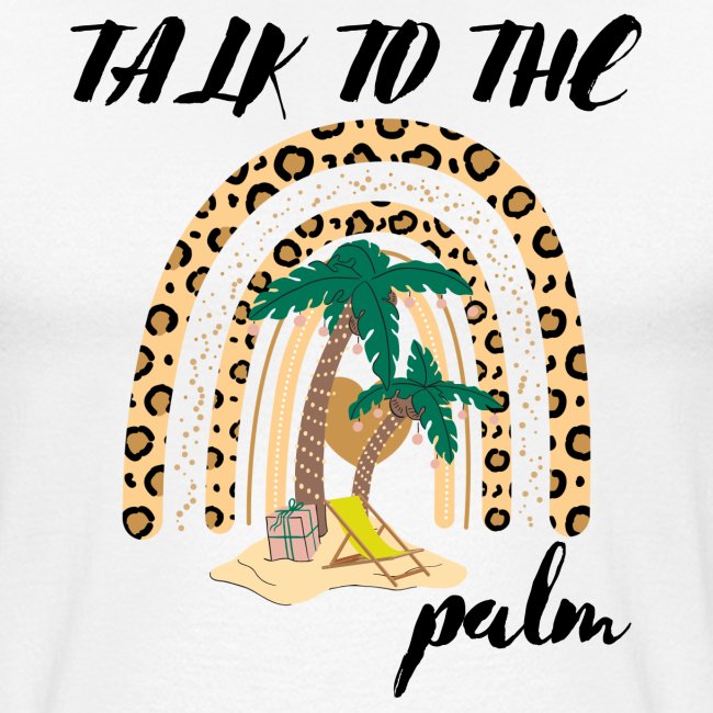 Talk To The Palm Trees Rainbow Leopard Tropical