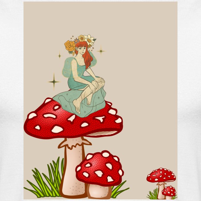 Fairy Amongst The Shrooms