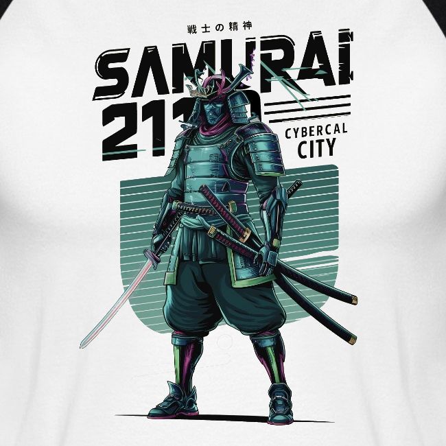 Cyber Samurai 2110: Glowing Katana Warrior