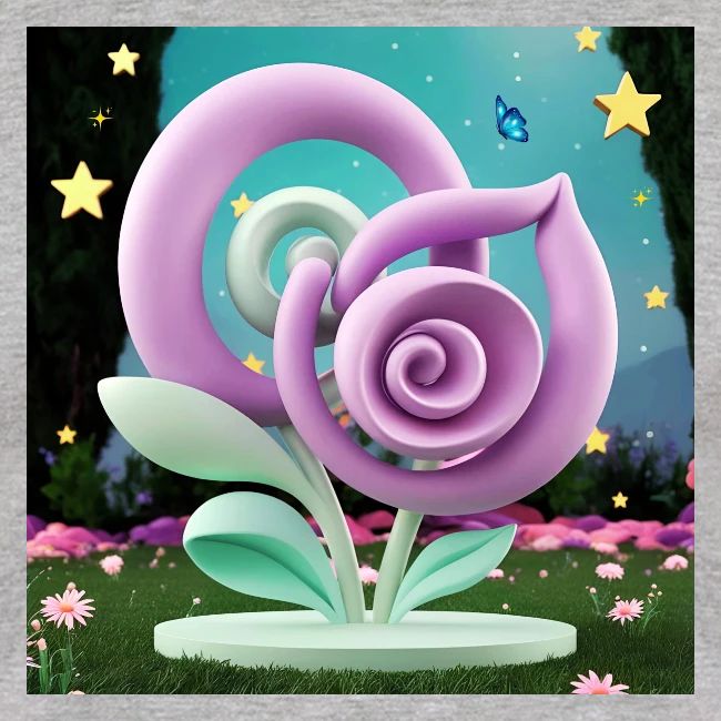 Lila Bloom | Double Floral Eco-Inspired Art