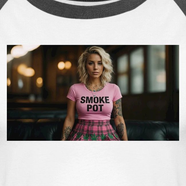 **Smoke Pot Pink Rebel Tee**