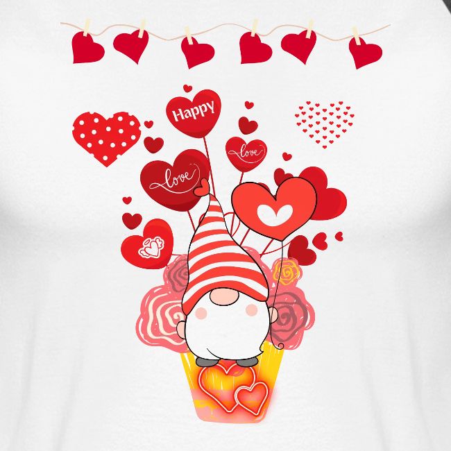 Design wrapped in love hearts, vibrating in love.