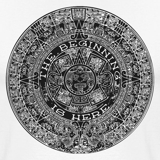 Mayan Calendar white
