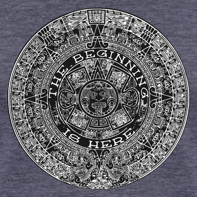 Mayan Calendar white