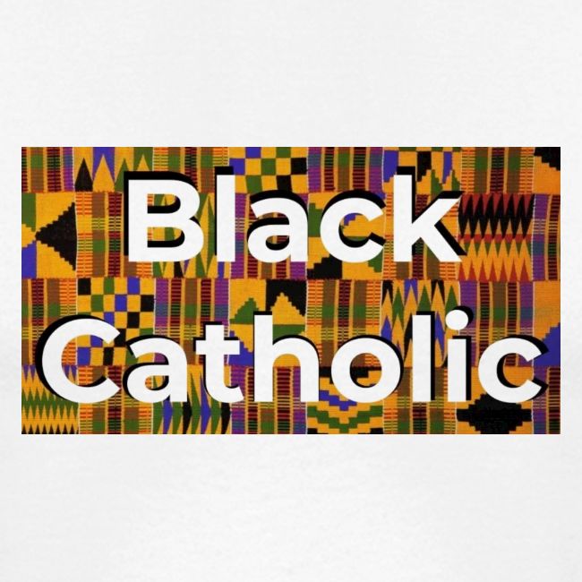 Kente Black Catholic Tee