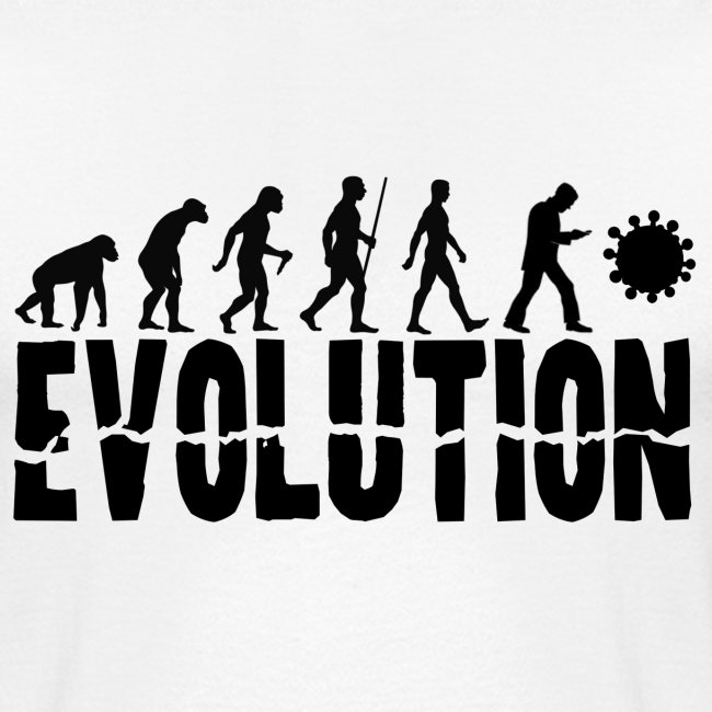 Evolution of Mankind (for bright designs)