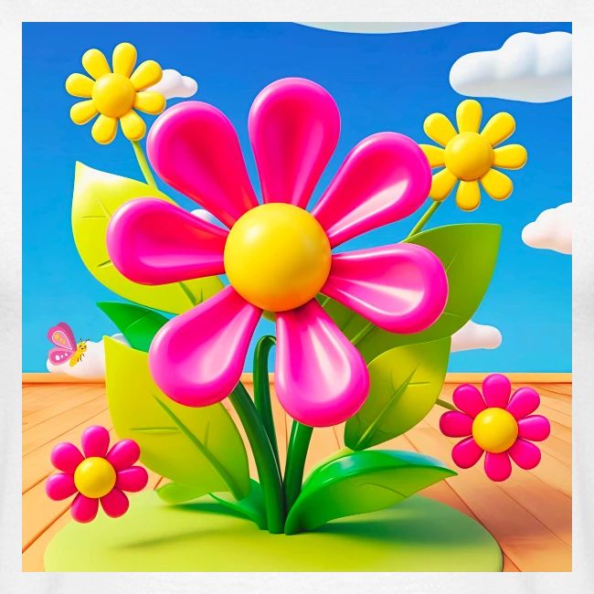 Pink Floral Peace | Sky & Nature Design
