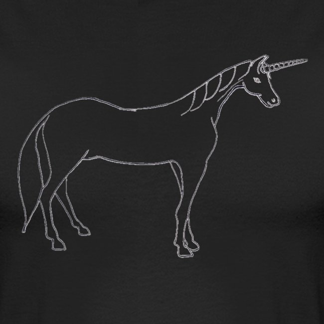 unicorn outline