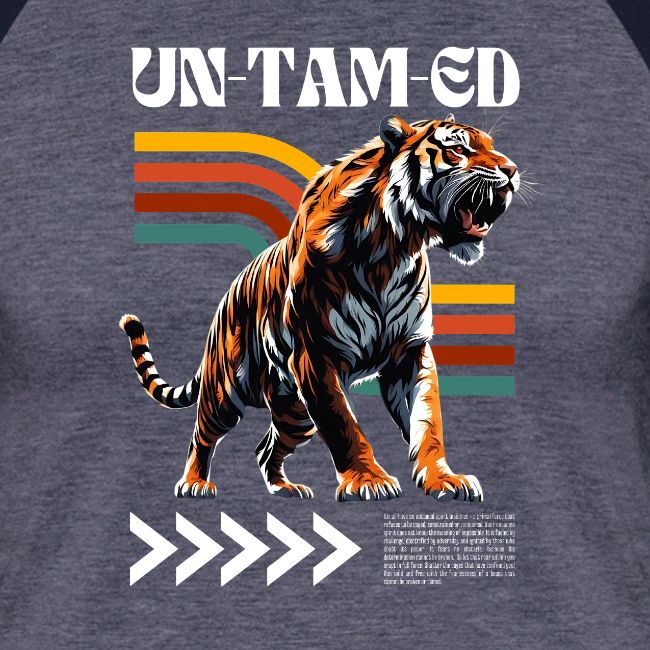 Unleash Your Wild Side: Fierce Tiger Print Design