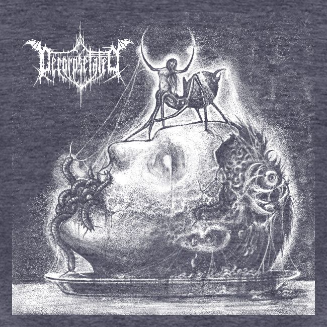 Decorpsetated - Human Words album cover, white
