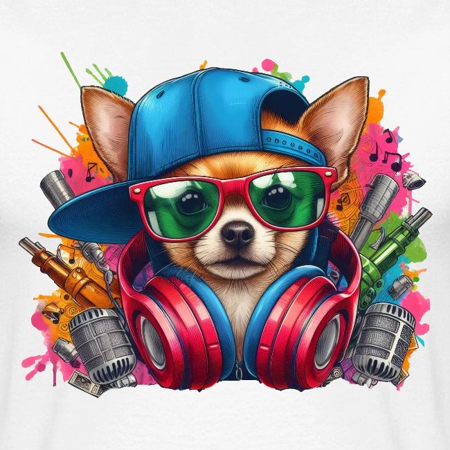 CHIHUAHUA WEARING SUNGLASSES