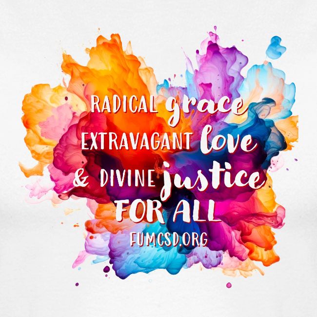 Grace Love Justice Color Splash