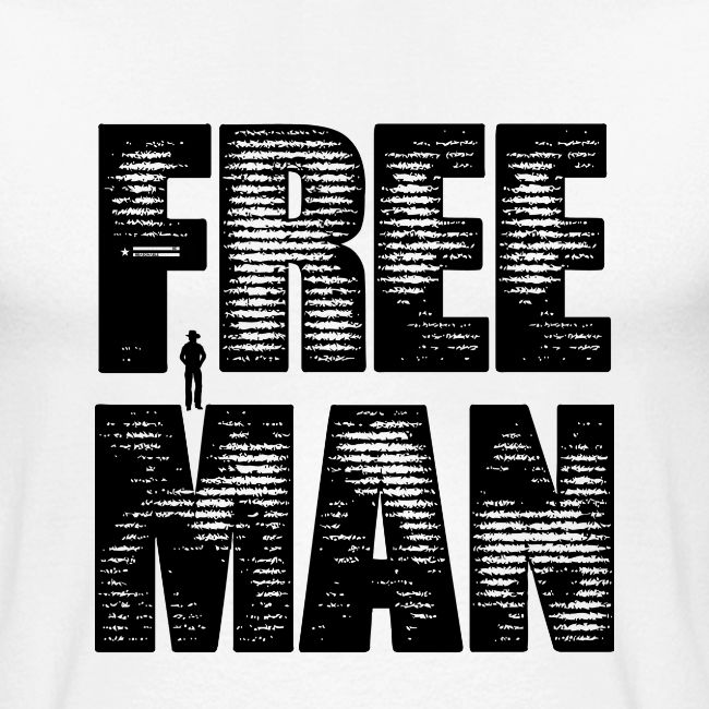 FREE MAN - Black Graphic