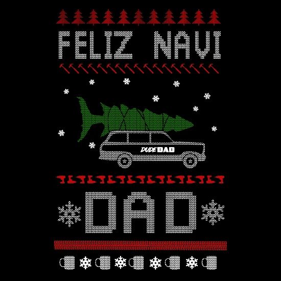 Navy Blue Christmas Sweater' Maternity T-Shirt | Spreadshirt