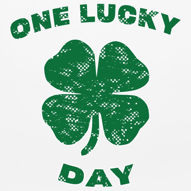 Lucky Day St Patrick Kids Green Clover Irish Gift.