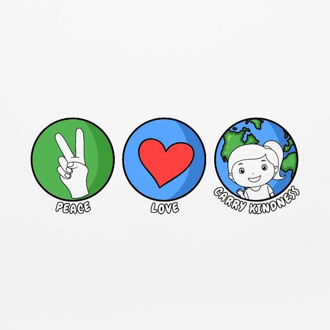 Peace, Love, Carry Kindness