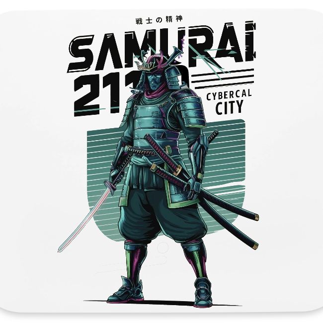 Cyber Samurai 2110: Glowing Katana Warrior