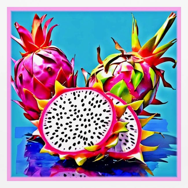 Exotic Dragon Fruit Art