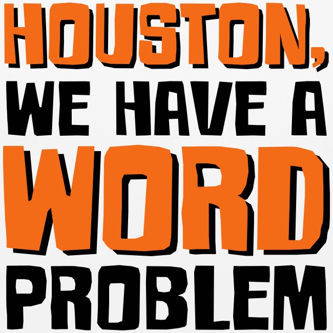 Houston Word Problem Womens light