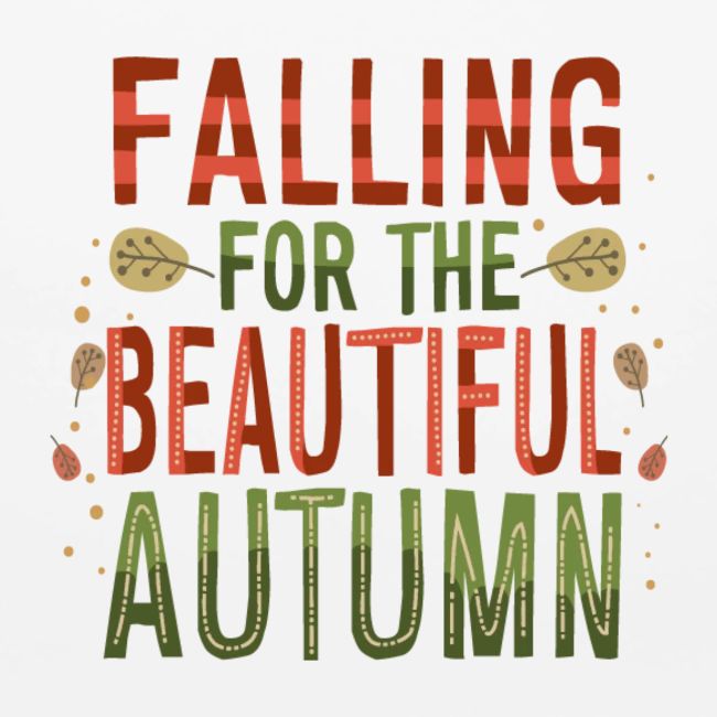 Falling for the beautiful autumn.