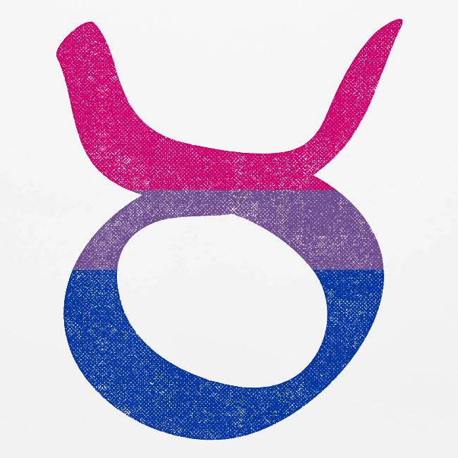 Bisexual Pride Flag Taurus Zodiac Sign
