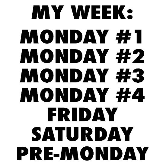Everyday Is Monday' Mouse Pad | Spreadshirt
