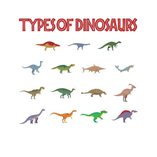types of dinosaurs with pictures