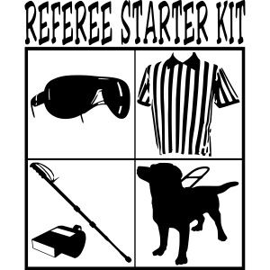 REFEREE Starter Kit Funny T-Shirt Design Tees