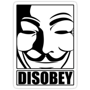 Anonymous Disobey Frame Mugs & Drinkware