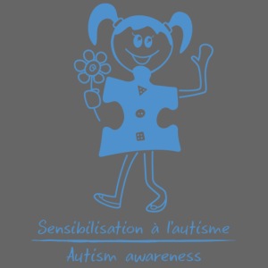 Autism Girl Small Blue