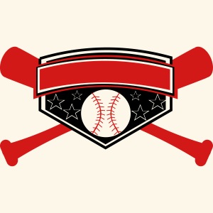 softball baseball emblem