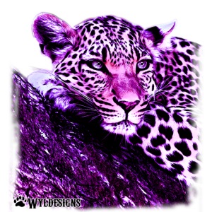 Leopard Cutout Purple