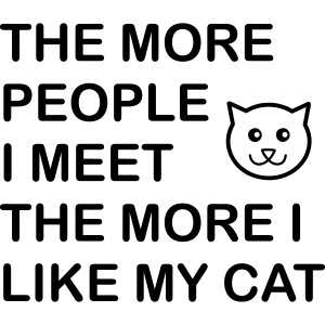 THE MORE PEOPLE I MEET