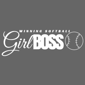 Girl Boss Softball White