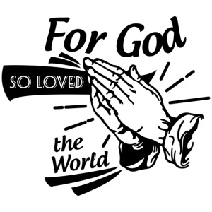 For God So Loved The World… - Alt. Design (Black)